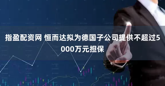 指盈配资网 恒而达拟为德国子公司提供不超过5000万元担保